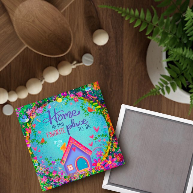 Íman Home Favorite Citando Bonita Inspirivência Diversã (Criador carregado)