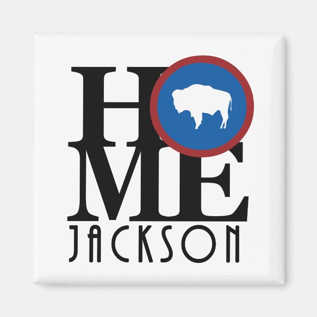 Íman HOME Jackson Wyoming (Frente)