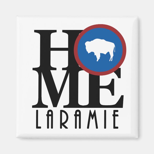 Íman HOME Laramie Wyoming (Frente)