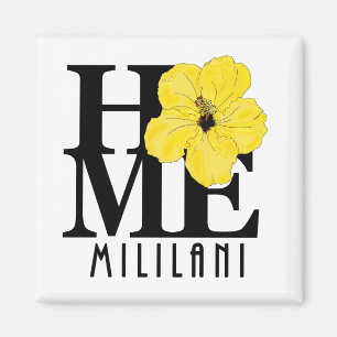 Íman HOME Mililani Yellow Hibiscus