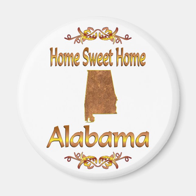 Íman Home Sweet Home Alabama (Frente)