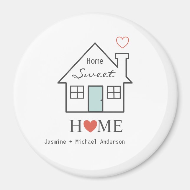 Íman Home Sweet Home - Magnet personalizado (Frente)