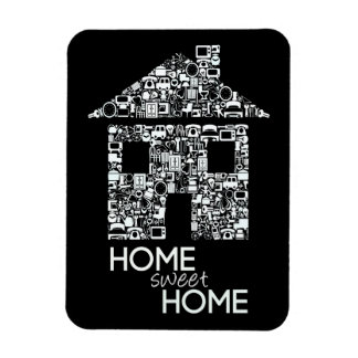Íman Home Sweet Home Novelly Imã de geladeira flexível