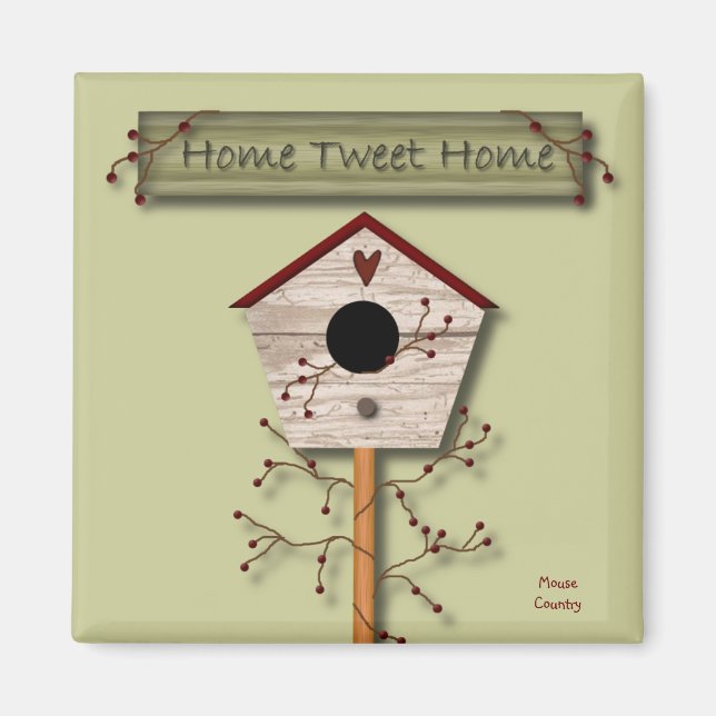 Íman Home Tweet Magnet (Frente)