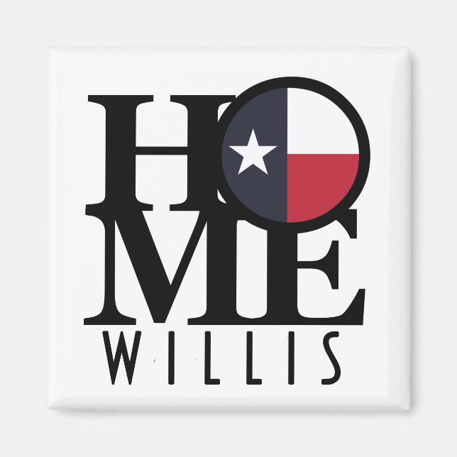 Íman HOME Willis Texas (Frente)
