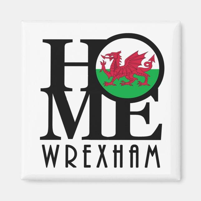 Íman HOME Wrexham Wales (Frente)