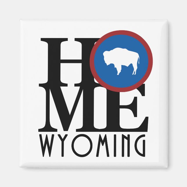 Íman HOME Wyoming (Frente)