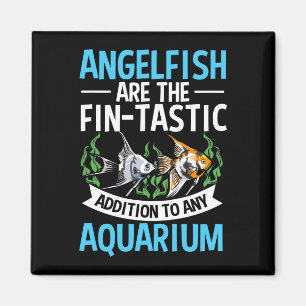 Íman Homem adorável peixe anjo dono aquário amante de p