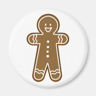 Íman Homem alto do pão-de-espécie feliz