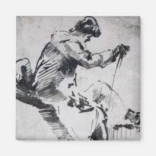 Íman Homem assentado   de Joseph Mallord William Turner