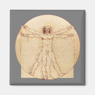 Íman Homem de da Vinci Vitruvian