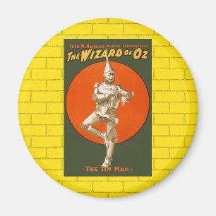 Íman Homem de Lata do Mágico de Oz - Teatro Musical Vin