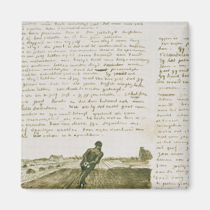 Íman Homem de Vincent van Gogh   que puxa uma grade