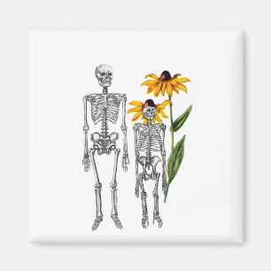 Íman Homem Engraçado Chimpanzee Skeleton Black Eyed Sus
