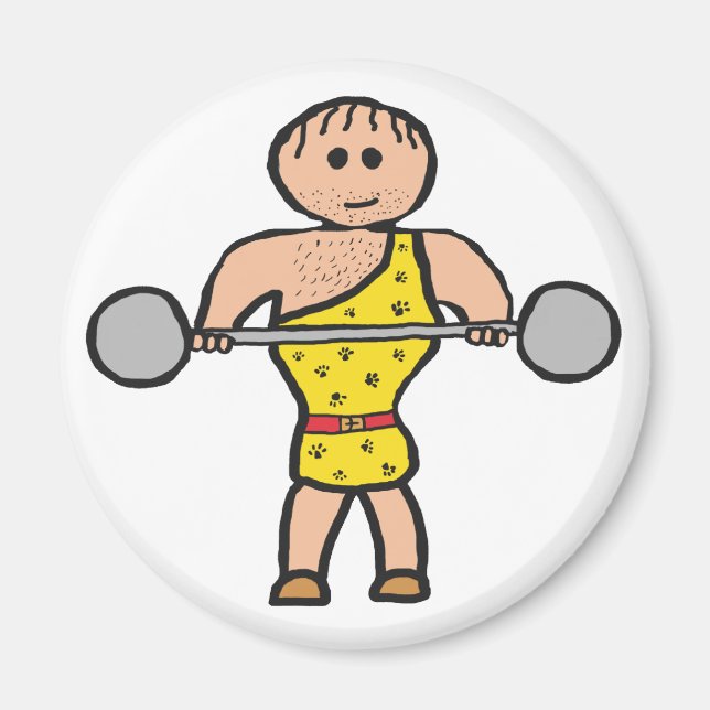 Íman Homem Forte de Circo (Frente)