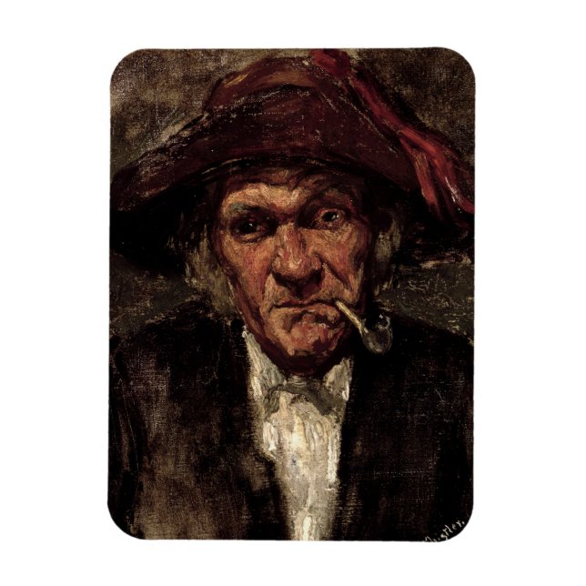 Íman Homem fumando cachimbo, c.1859 (Vertical)