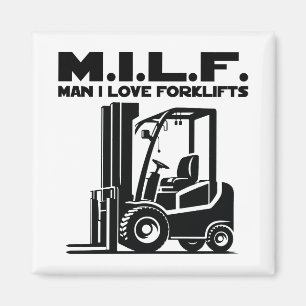 Íman Homem I Love Forklifts