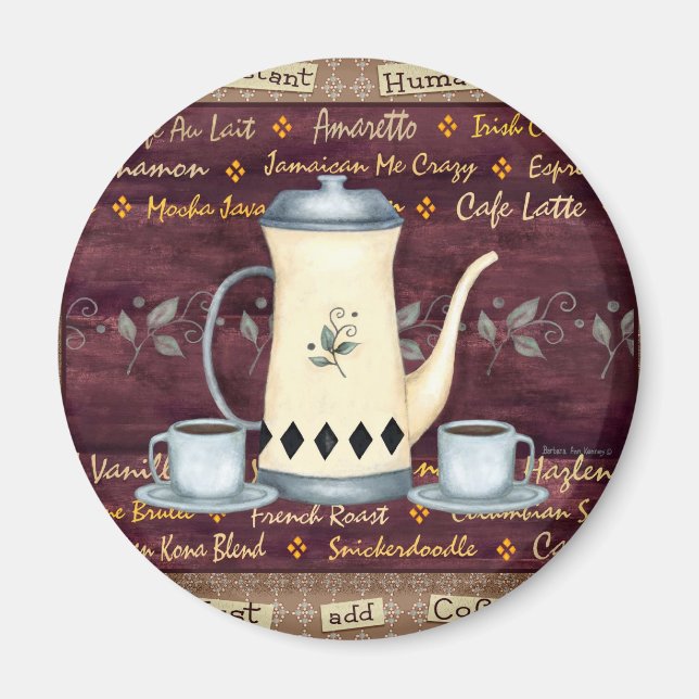 Íman Homem Instantâneo... Basta Adicionar Café! (Frente)