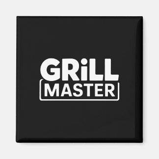 Íman Homem mestre da grelha de churrasco quintal churra