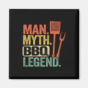 Íman Homem Mito Lenda Churrasco Churrasco Pai Grillfat
