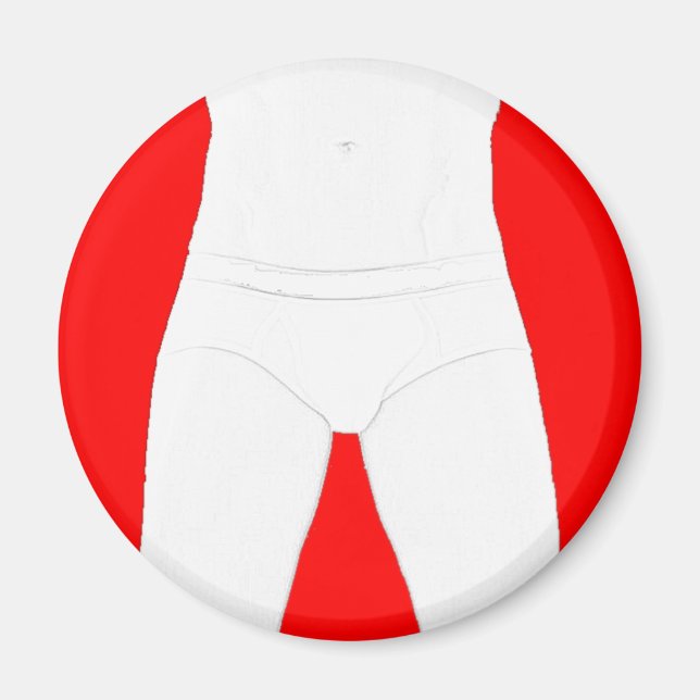 Íman Homem na Mídia de Cueca (Frente)