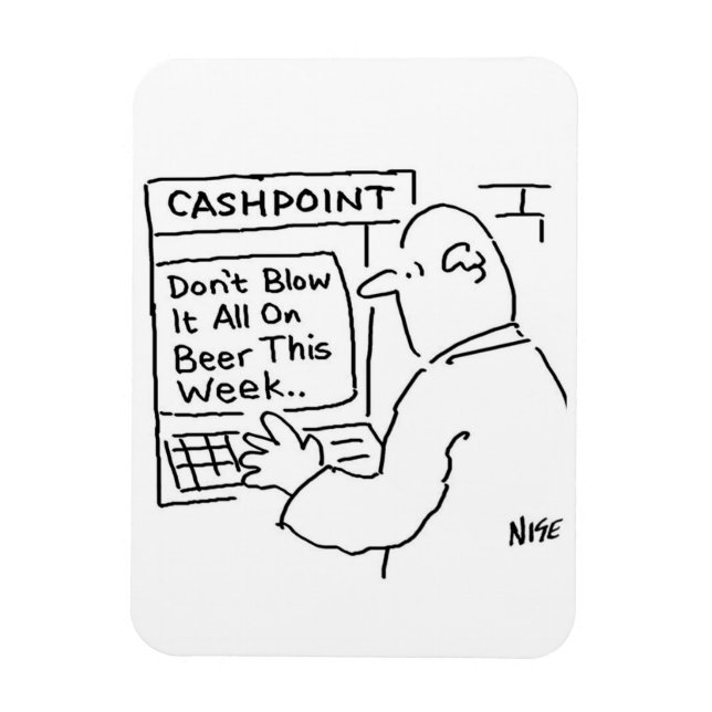 Íman Homem numa Máquina de Dinheiro (Vertical)