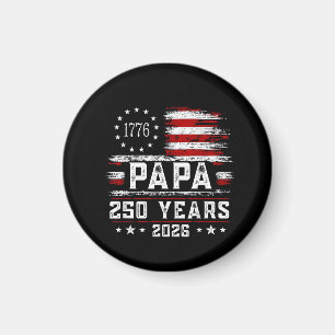 Íman Homem Papai Bandeira Americana 250 Anos 4 de Julho