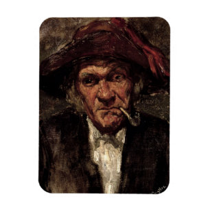 Íman Homem que fuma uma tubulação, c.1859