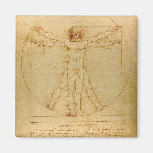 Íman Homem Vitruviano por Leonardo Da Vinci