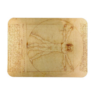 Íman Homem Vitruviano por Leonardo Da Vinci