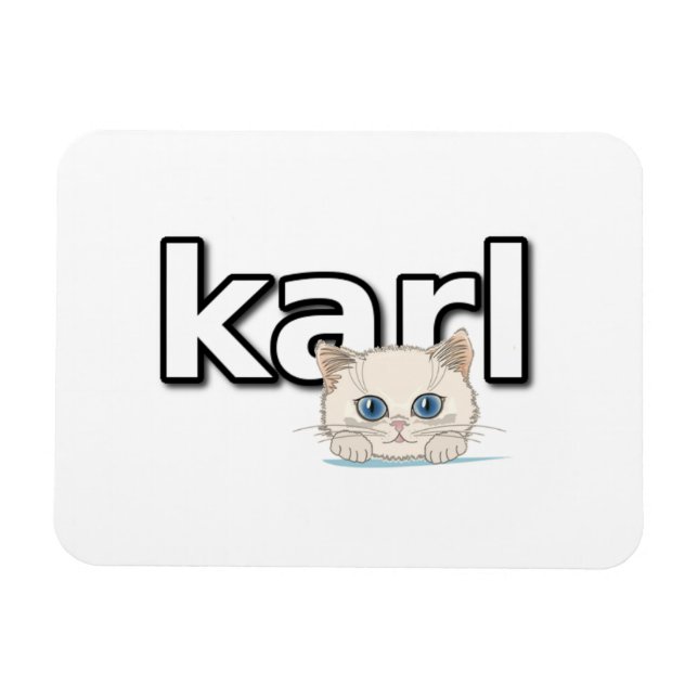 Íman Homenagem a Karl Lagerfeld (Horizontal)