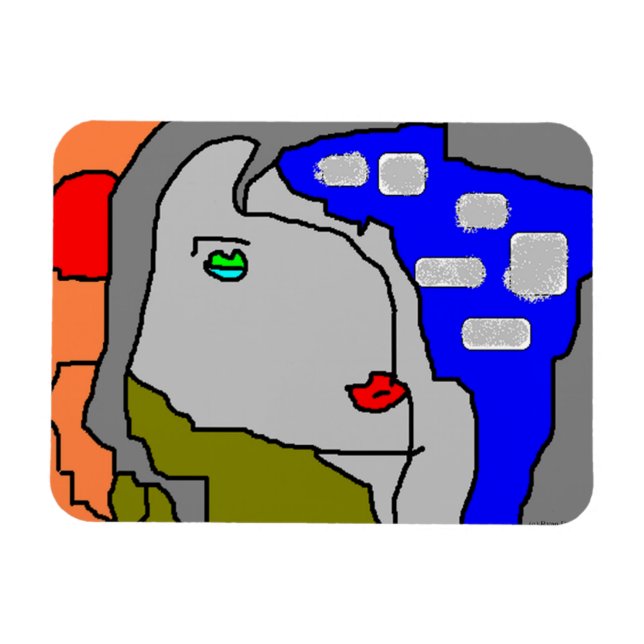 Íman Homenagem ao ímã L (Horizontal)