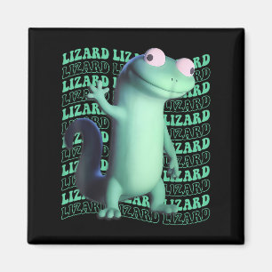 Íman Homens Animais Engraçado Lizard Meme _4