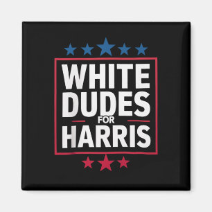 Íman Homens Brancos Para Kamala Harris Presidente 2024
