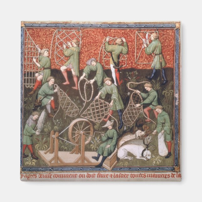 Íman Homens com redes (Frente)