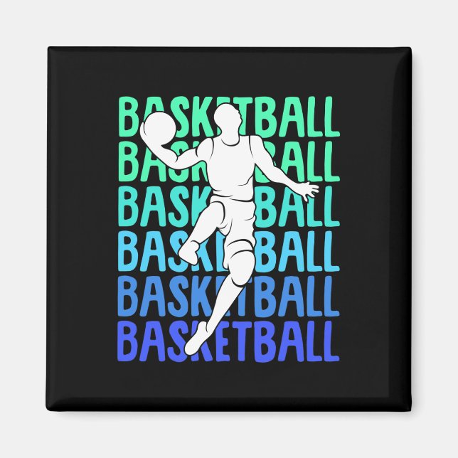 Íman Homens de Basquete 2 (Frente)