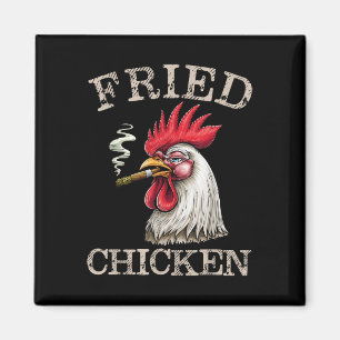 Íman Homens De Erva Gráfica De Frango Fedidos