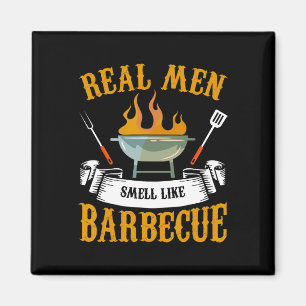 Íman Homens de Verdade Cheiram como Churrasco Churrasqu