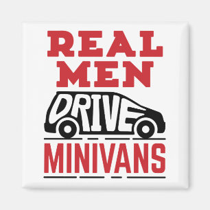 Íman Homens de verdade dirigem minivans
