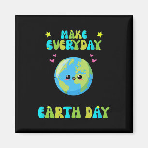 Íman Homens do Dia da Terra Curiosos no Dia da Terra K