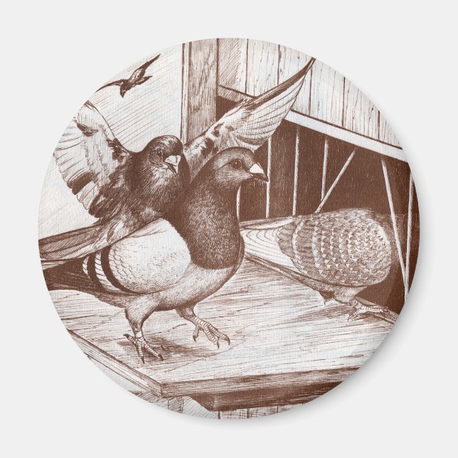 Íman Homens em Chamada (Frente)