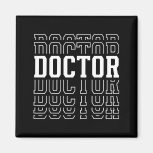 Íman Homens Engraçados Médico Camadas de Texto Médico