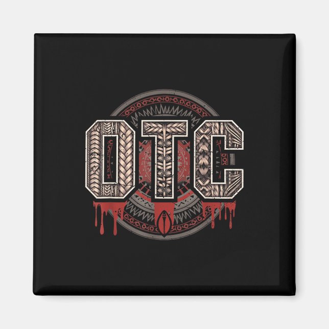 Íman Homens Mulheres Crianças Otc Luta de Sangue (Frente)