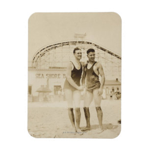 Íman Homens que estão na praia