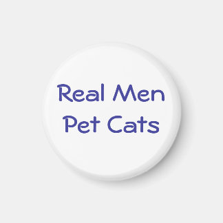 Íman Homens Reais Pet Cats ok - Personalizados