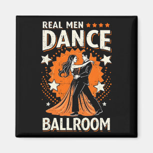Íman Homens Verdadeiros Dançam Salão de baile Casais Ho
