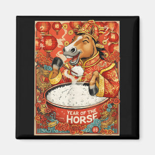 Íman Homens Zodíaco Chinês Cavalo Arroz