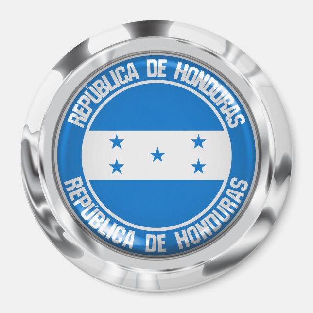 Íman Honduras Round Emblem (Frente)