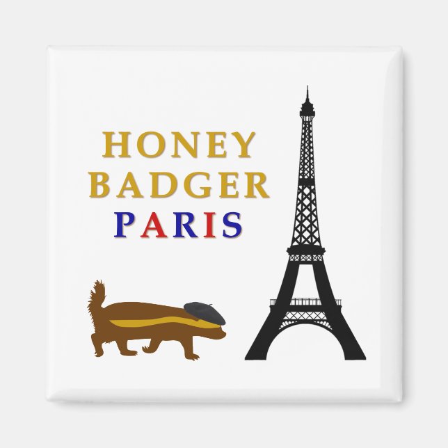 Íman Honey Badger Paris (Frente)
