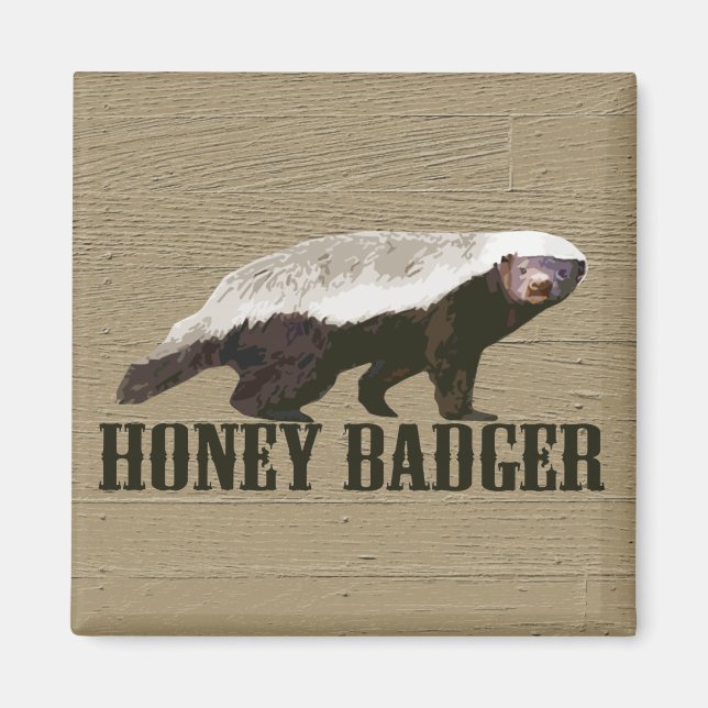 Íman Honey Badger Wild Animal (Frente)